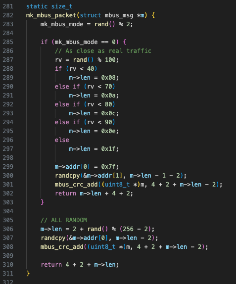 Fuxnet Meter-bus source code